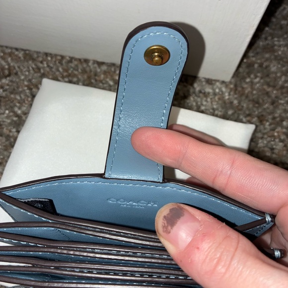 Coach Brooklyn 28 in Bluebell with Matching Wallet - Picture 10 of 11